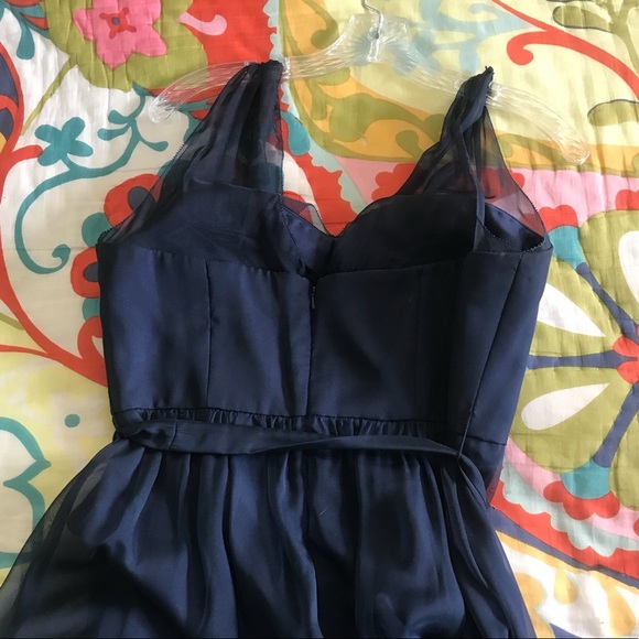 Navy Blue Formal Dress - Picture 5 of 6